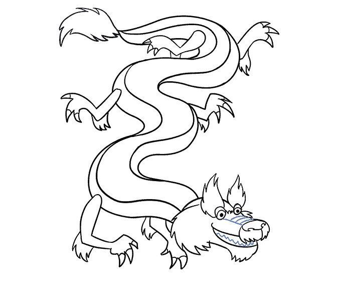 678x600 How To Draw A Chinese Dragon Easy Drawing Guides