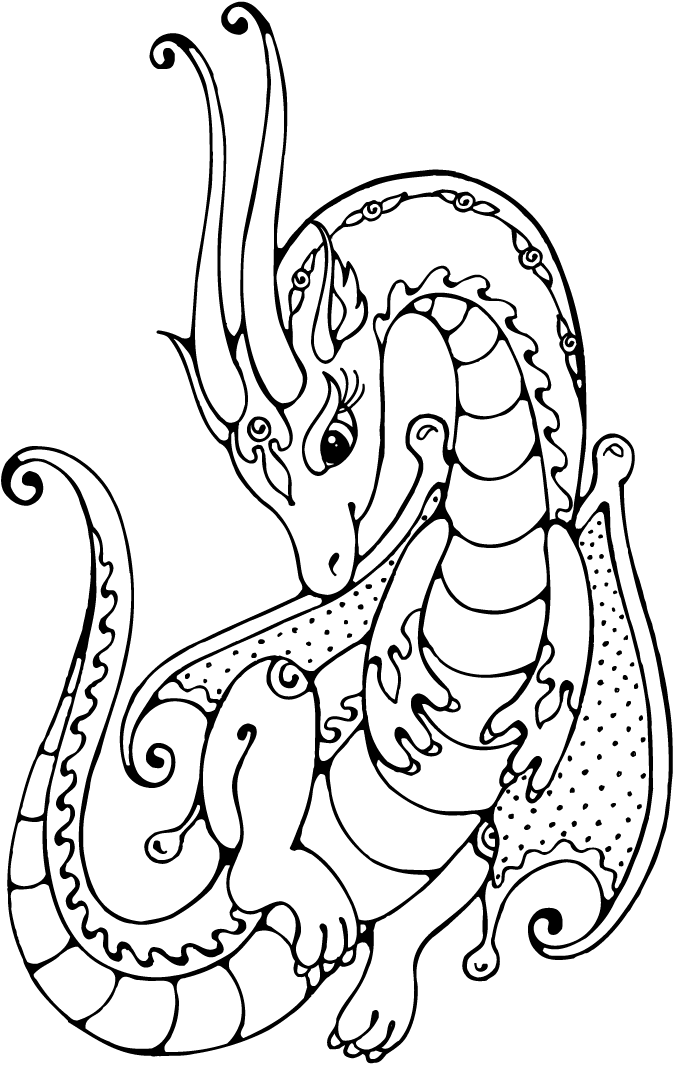 675x1065 Top 25 Free Printable Dragon Coloring Pages Online Free
