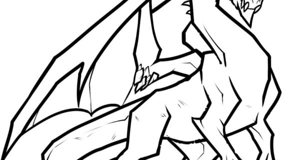 570x320 Easy Drawings Of Dragons