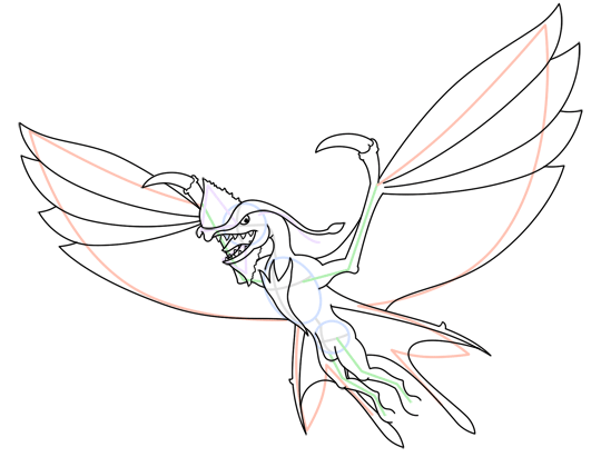 Dragon Drawing Easy Step By Step