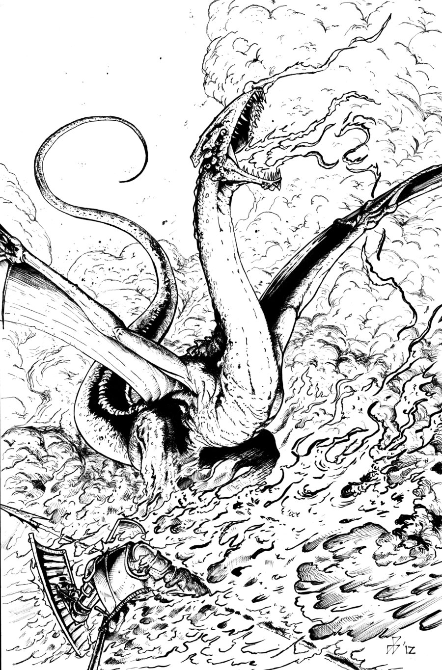 900x1365 Game Of Thrones Dragon By Danielbecker