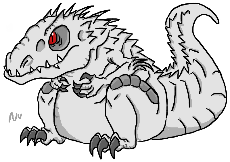 800x562 Chibi Indominus Rex, Lol. School Of Dragons How To Train Your