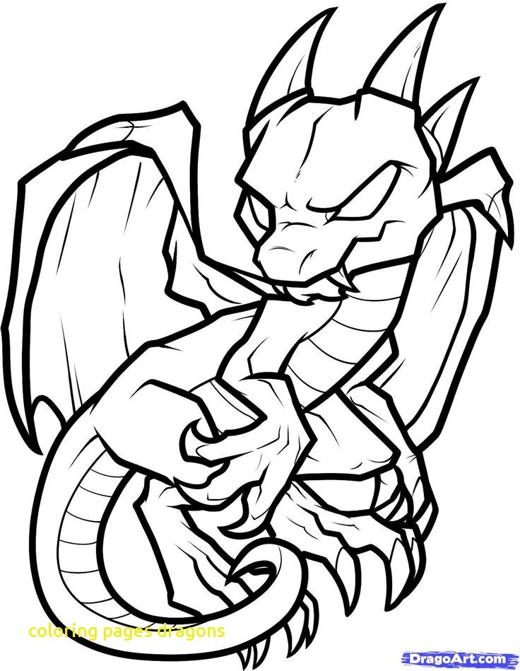 736x949 Coloring Pages Dragons With Dragon Drawing Coloring Pages