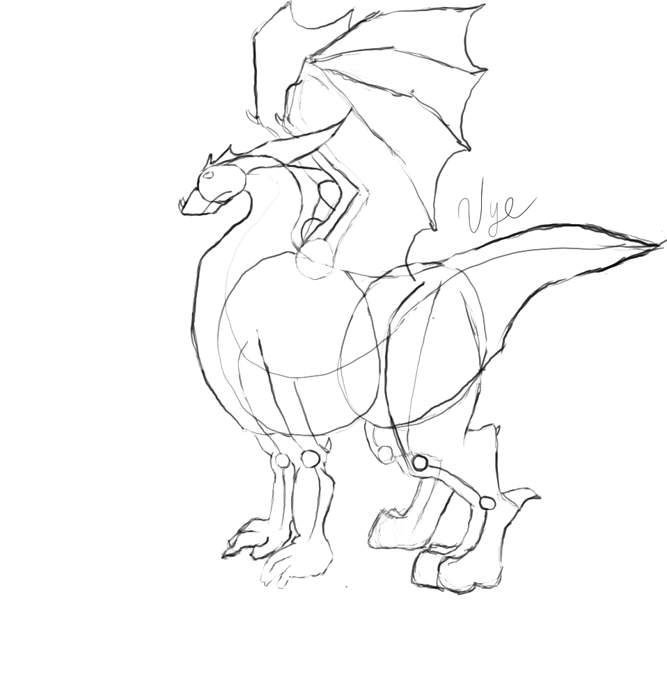 958x970 Dragon How To Draw It In 6 Steps Using Simple Shapes