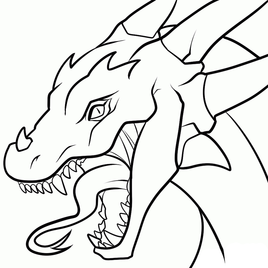 Dragon Drawing Pages at GetDrawings.com | Free for personal use Dragon