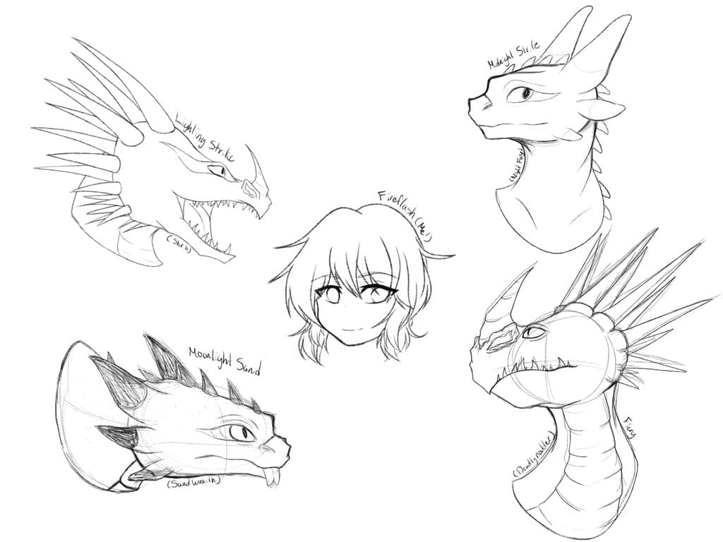 1024x768 Dragon Drawings! School Of Dragons How To Train Your Dragon Games