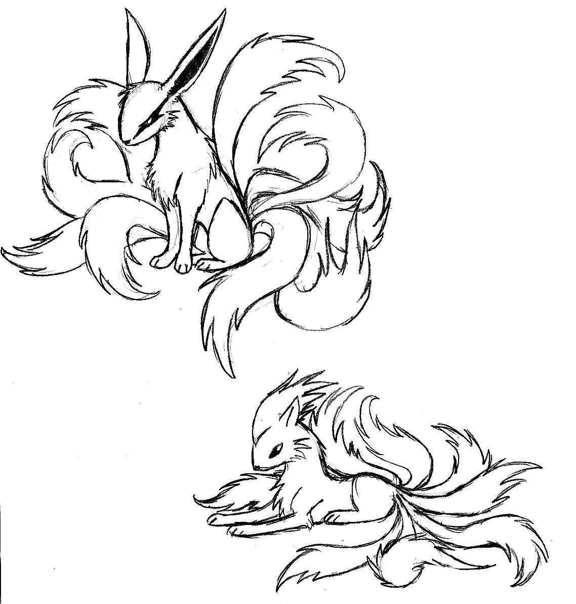 1138x1192 Drawn Anime Dragon