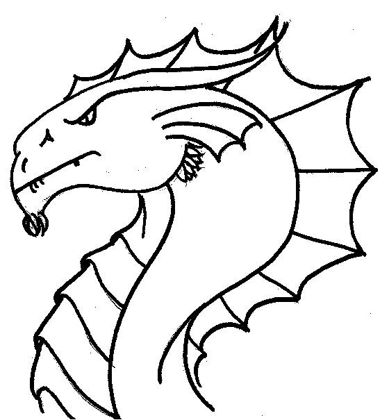 547x605 Coloring Pages Good Looking Coloring Pages Draw A Simple Dragon