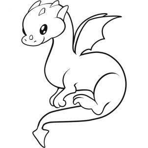 302x302 Drawn Simple Dragon