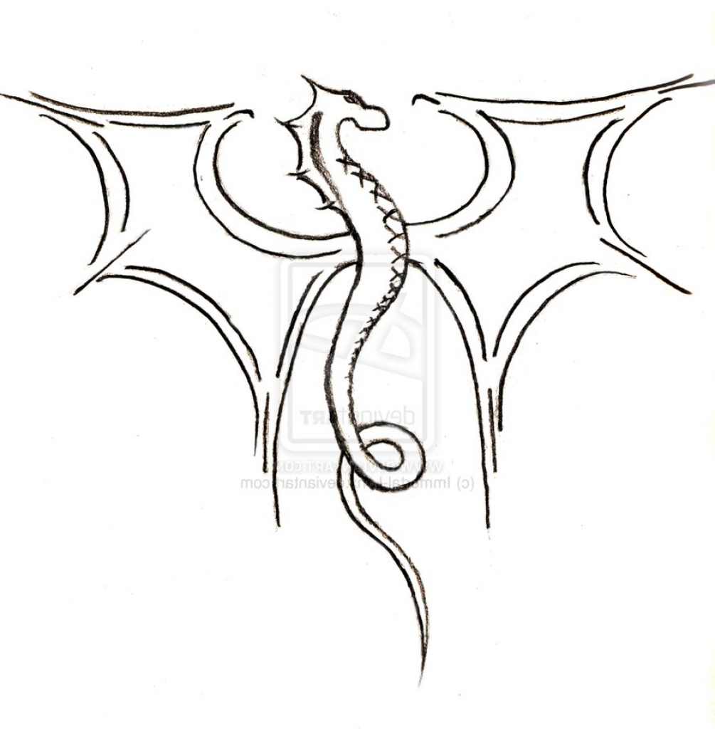 1005x1024 Simple Dragon Drawing 1000 Images About Drawings