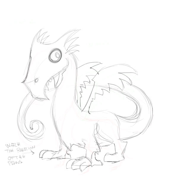 600x600 Simple Dragon Drawings