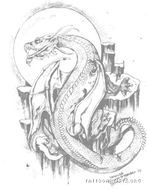 480x617 Dragon Tattoos In 3d By Inkwork27