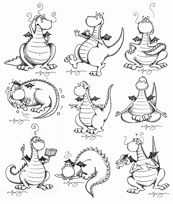 700x824 Pics Of Cartoon Dragons 381027