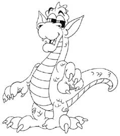 238x269 How Draw A Cute Cartoon Dragon How