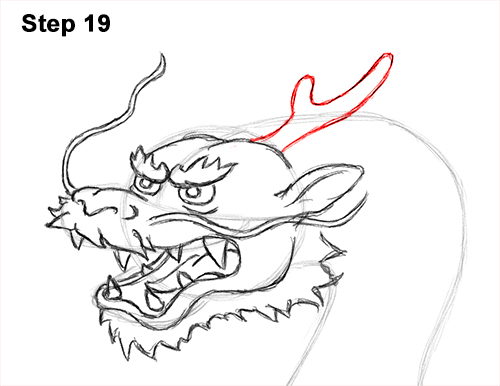 500x386 Fancy Chinese Dragon How To Draw