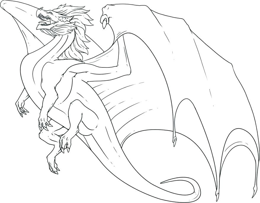 878x686 Free Dragon Coloring Pages Creative Decoration Free Dragon