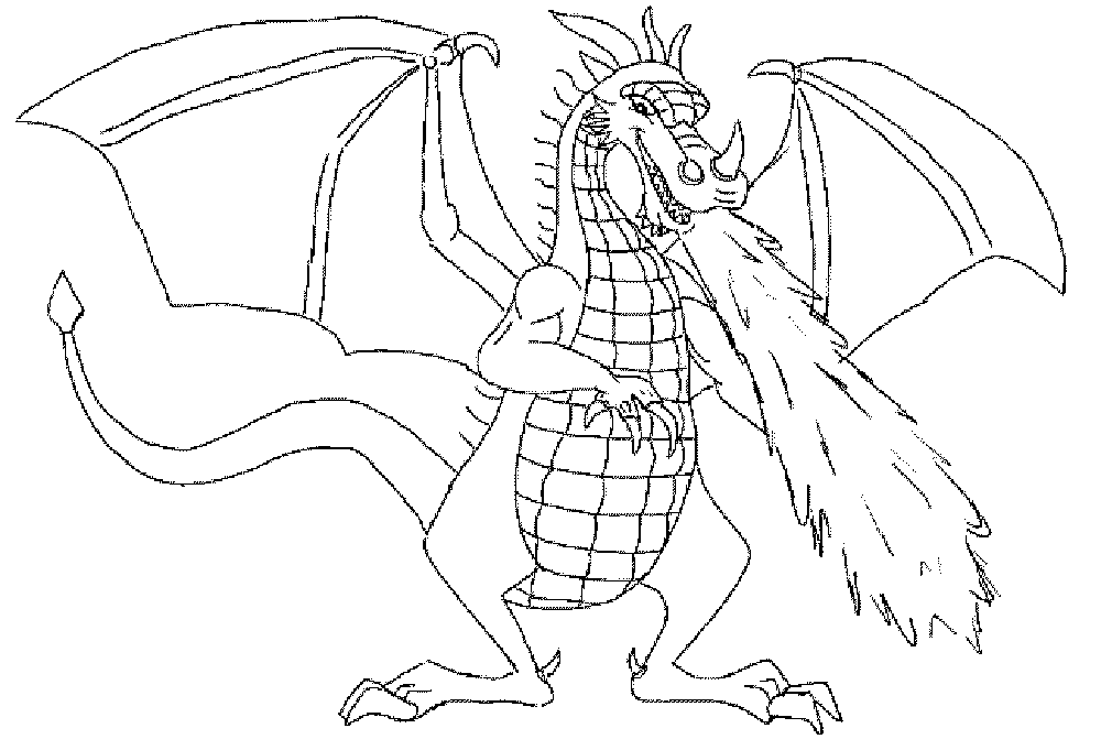 1000x681 Color The Dragon Coloring Pages In Websites