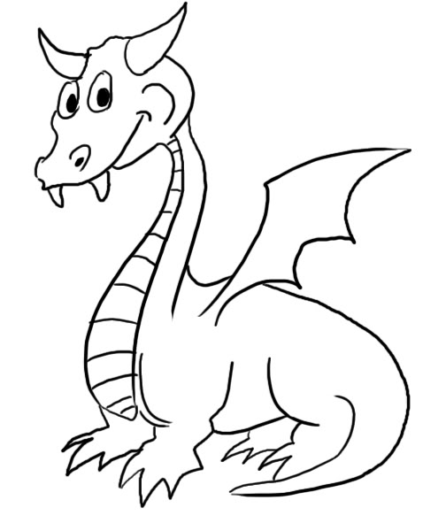 Dragon Easy Drawing at GetDrawings | Free download