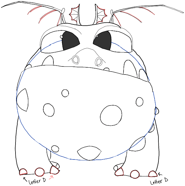 620x624 How To Draw Baby Gronckle From How To Train Your Dragon 2 In Easy