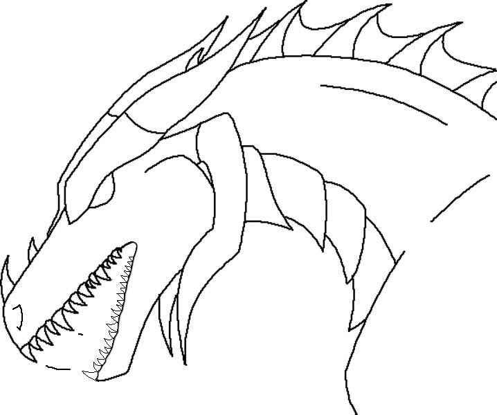 718x600 Image Result For Dragon Head Drawing Dragon Art