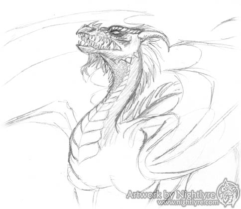 484x420 Nightlyre's Realm Artwork Dragons Sketchbook