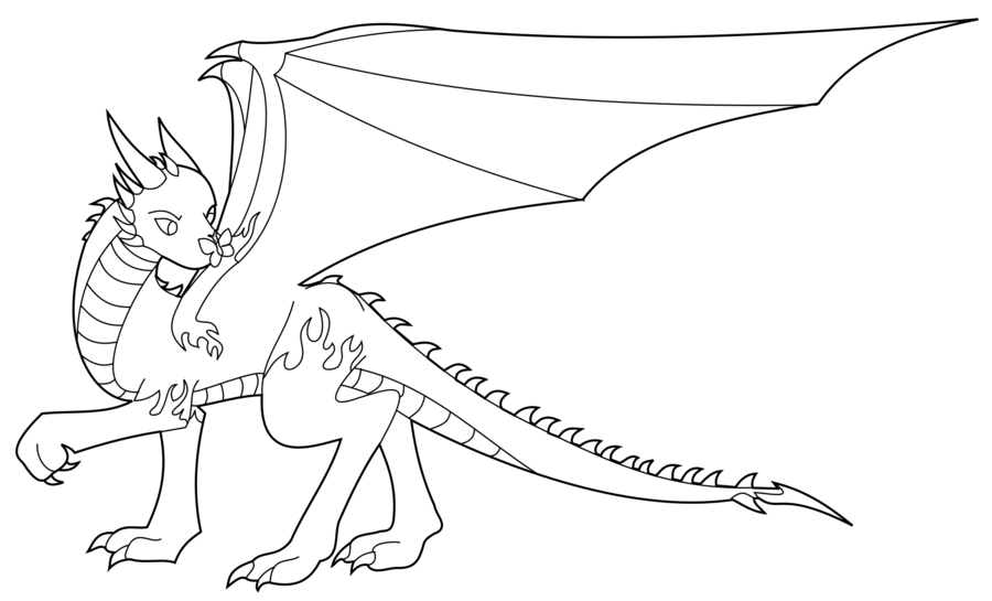 900x545 Gallery Dragon Outlines For Drawing,