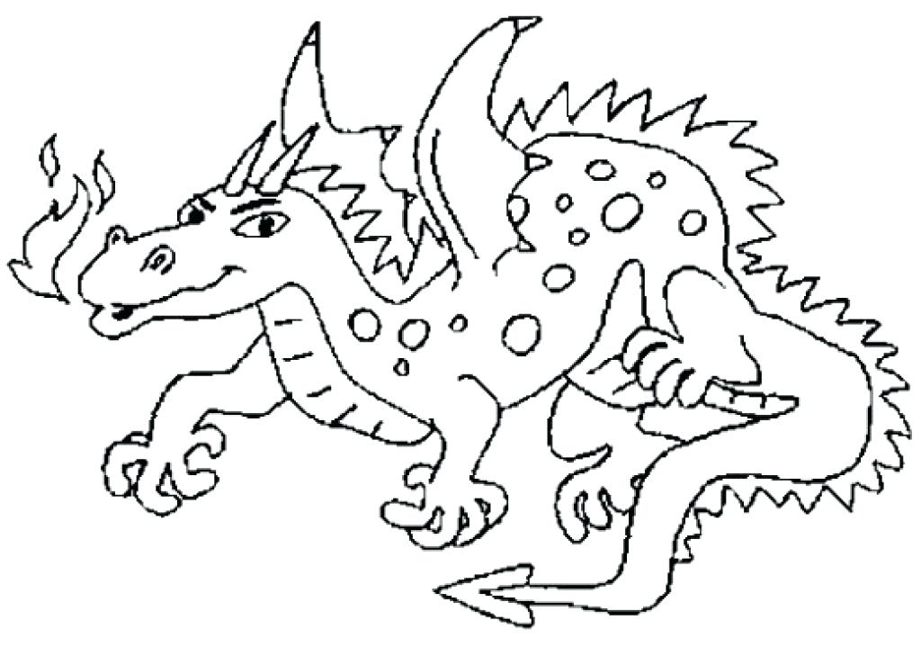1024x729 Fire Coloring Page Fire Breathing Dragon Coloring Pages For Adults