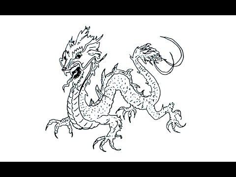 480x360 How To Draw A Japanese Dragon