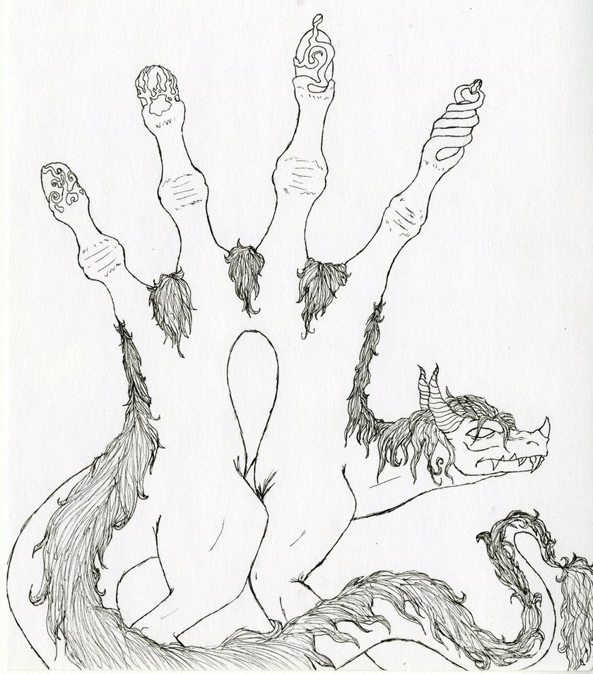 839x953 Hand Dragon By Mate Of Kisame