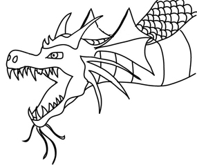 285x239 Drawing Clipart Dragon