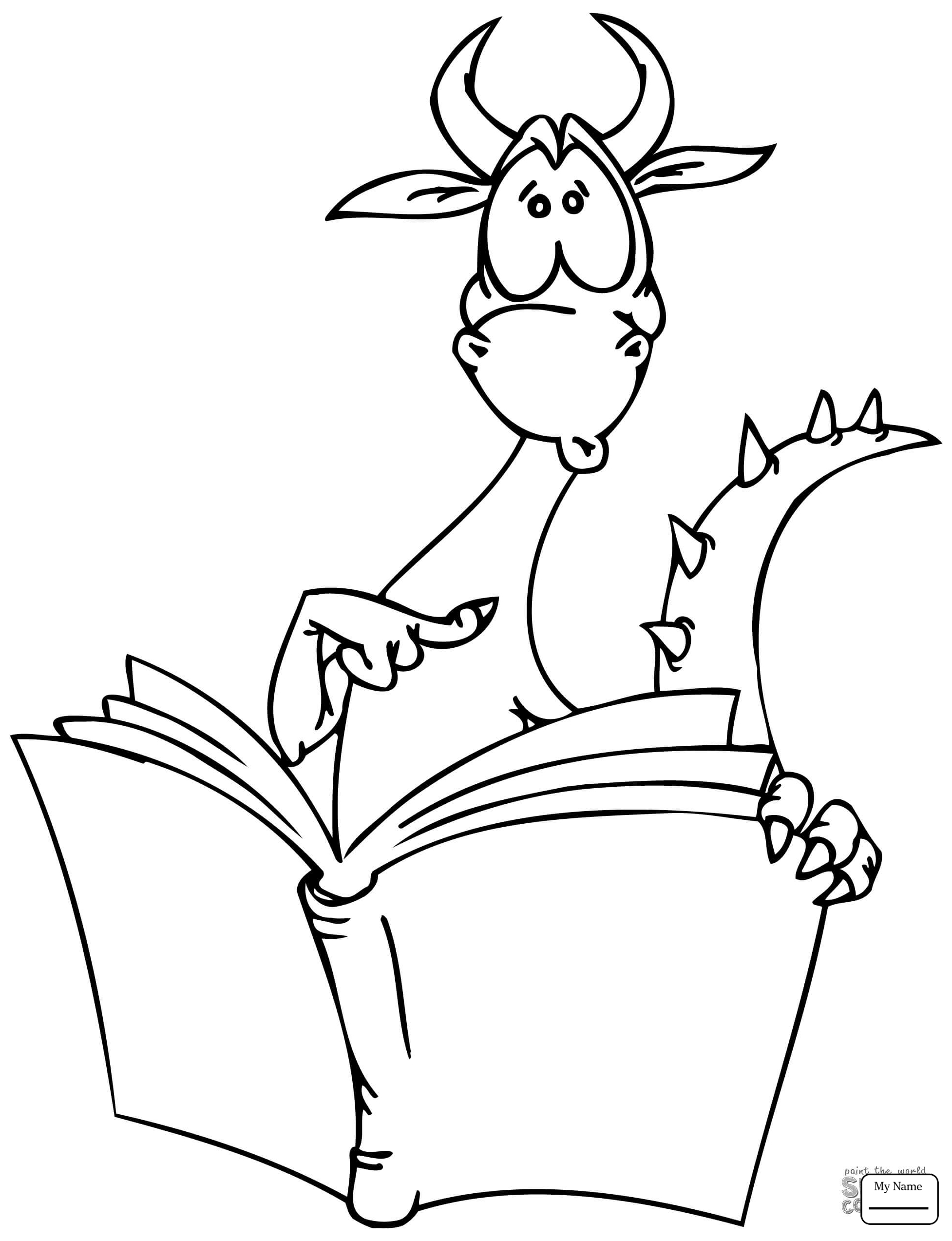 1954x2546 Coloring Pages For Kids Dragon Head Fantasy Mythology Dragon