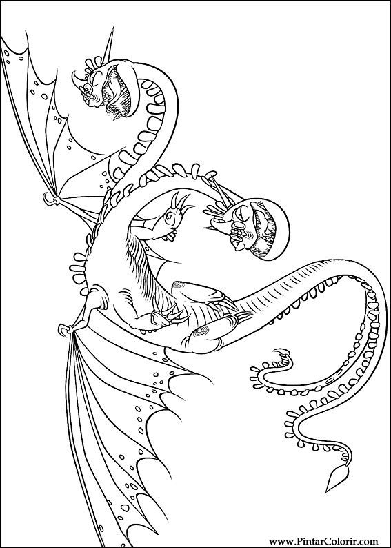 567x794 Drawings To Paint Amp Colour Dragon