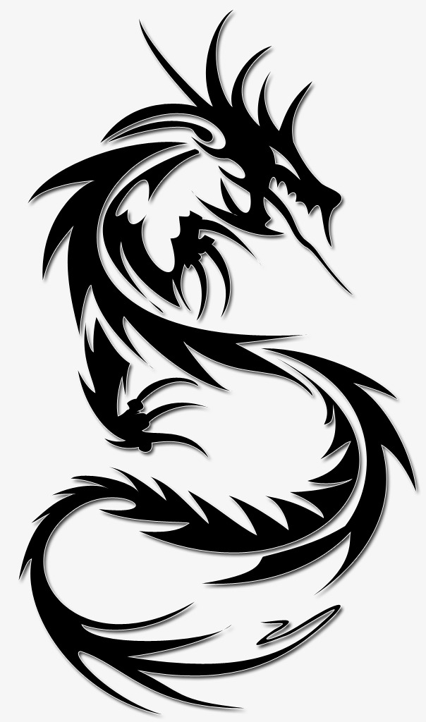 604x1024 Dragon Tattoo, Paper Cut, Dragon, Tattoo Png Image And Clipart