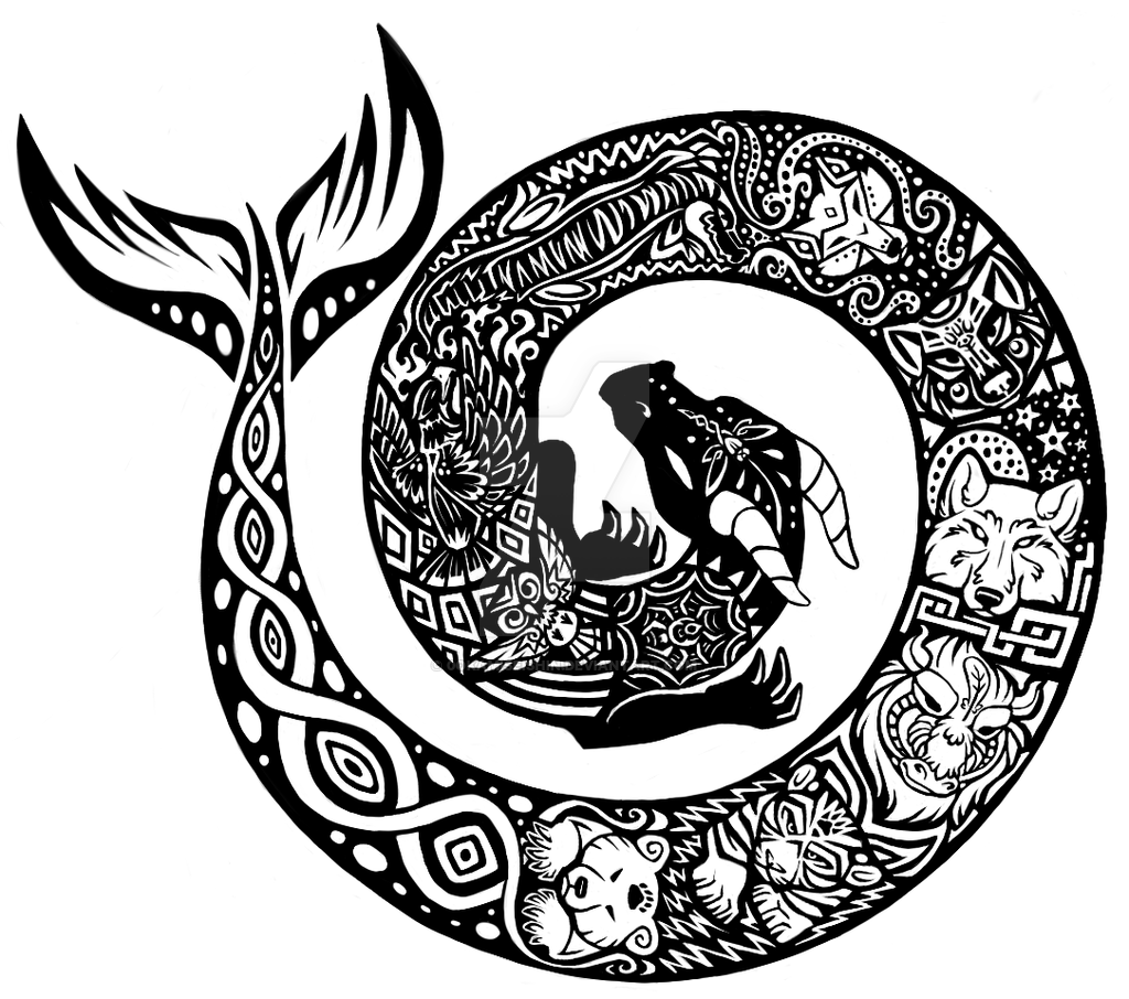 1024x906 Dragon Tattoo By 0okamiseishin