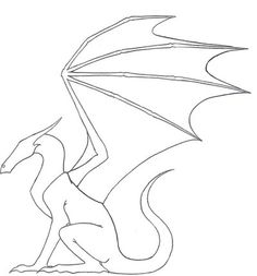 236x253 Flying Dragon Outline Clip Art Patterns Printables