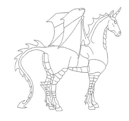 496x463 Dragan Scales Coloring Page