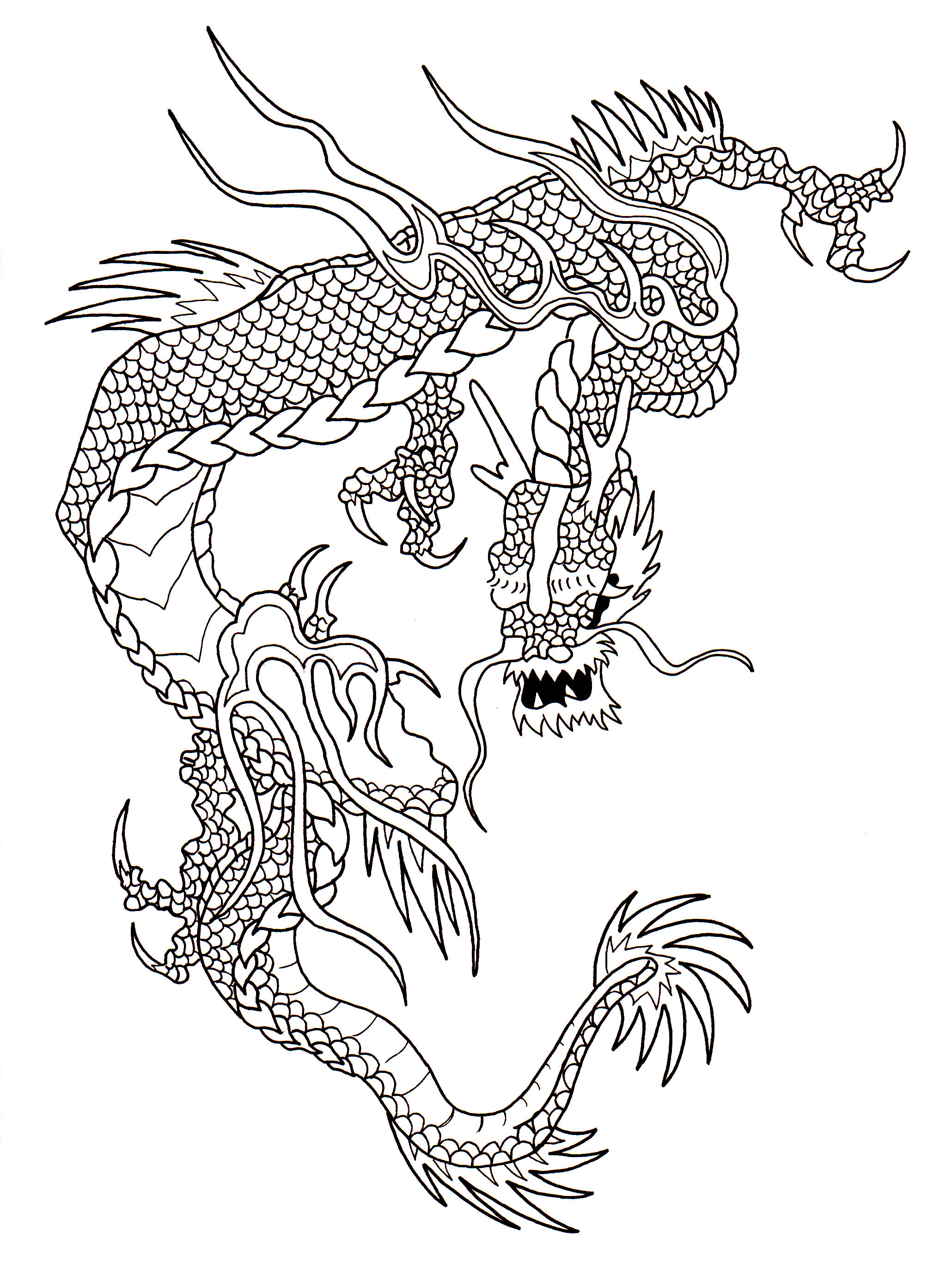 Dragon Scales Drawing at GetDrawings | Free download