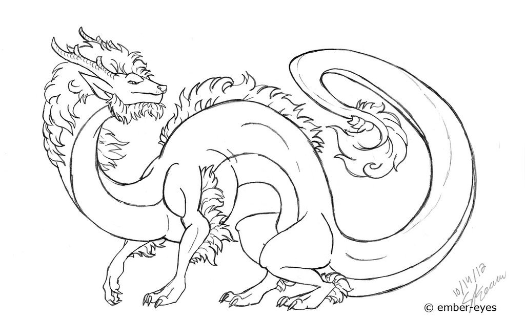 1024x625 Eastern Dragon No. 17 By Ember Eyes