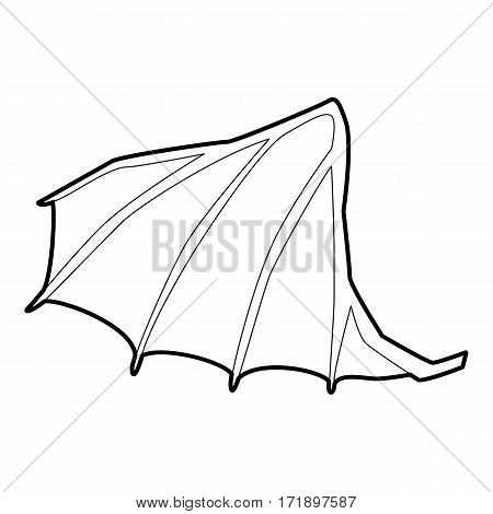 450x470 Dragon Wing Icon. Outline Vector Amp Photo Bigstock