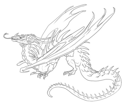 Dragon Wing Drawing at GetDrawings | Free download