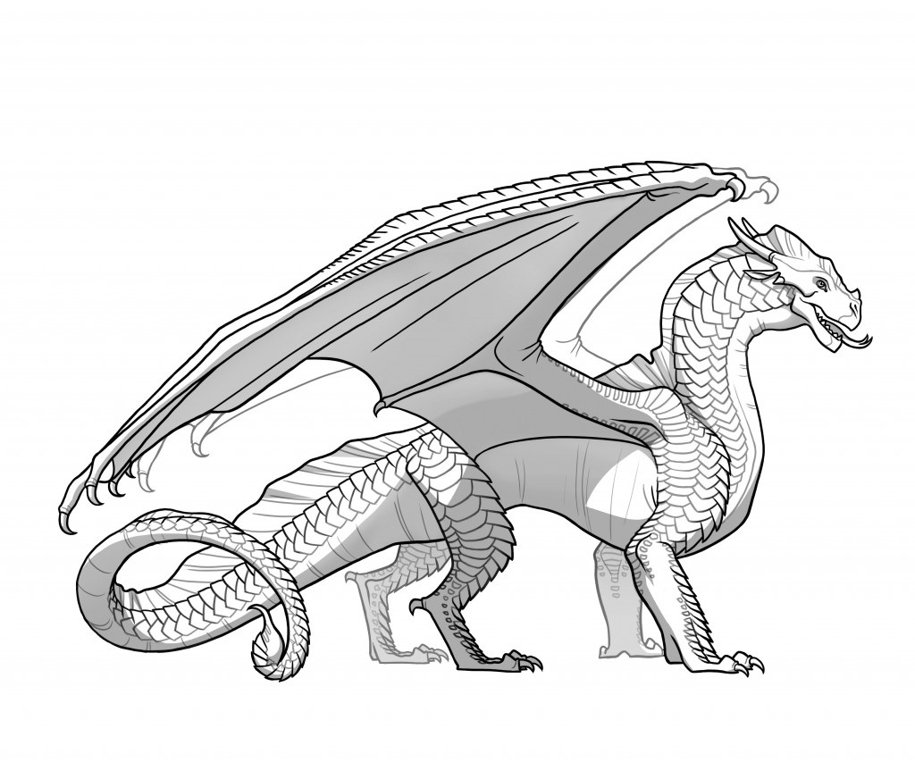 1024x853 Wings Of Fire White Coloring Pages Of Clay