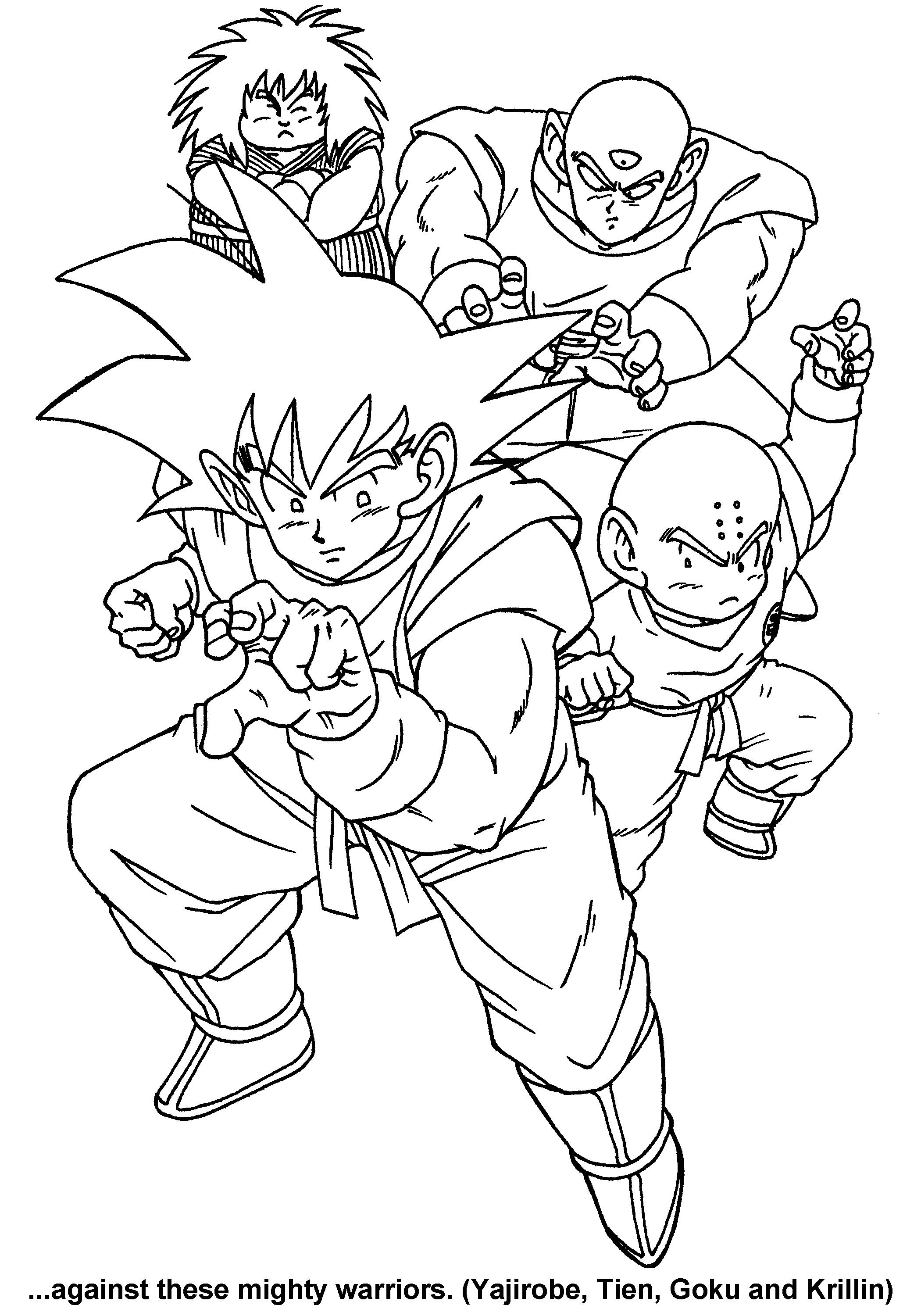2100x3000 Dragon Ball Z Coloring Page Tv Series Coloring Page