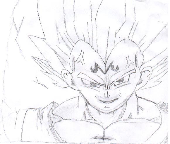 581x491 Dragon Ball Z Majin Vegeta Drawing Hd Wallpaper Gallery