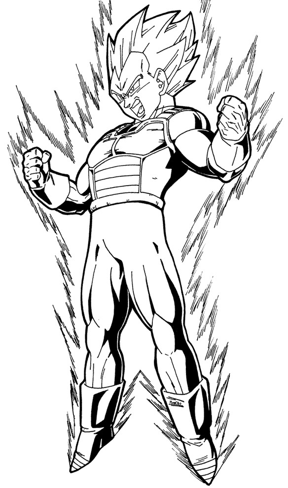 584x988 Dbz Coloring Pages Dragon Ball Z Using Instant