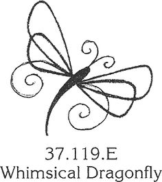 236x265 Drawn Dragonfly Whimsical