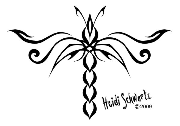 600x421 Dragonfly Tattoo Design By Butterflyeyes884