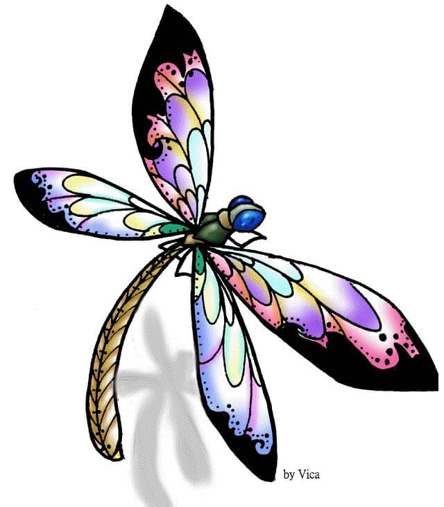 Dragonfly Drawing Tattoo at GetDrawings | Free download