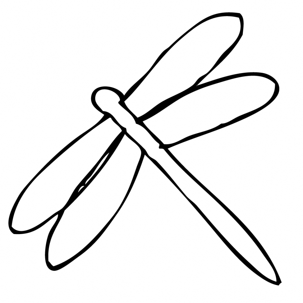 Dragonfly Line Drawing at GetDrawings | Free download