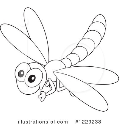 400x420 Dragonfly Clipart Black And White