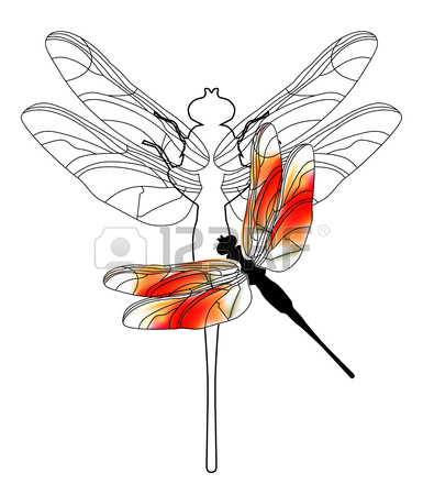 385x450 606 Dragonfly Flat Icon Stock Illustrations, Cliparts And Royalty